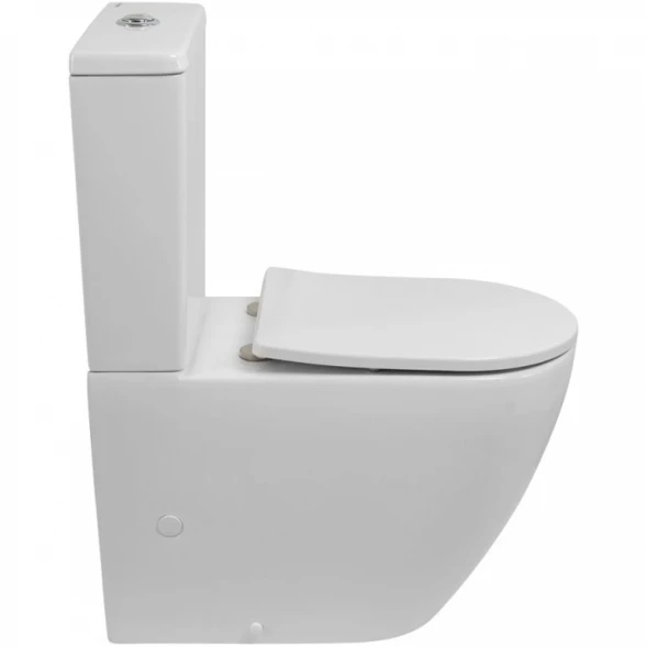 Чаша напольного безободкового унитаза BelBagno Sfera-R BB2141CP-TOR