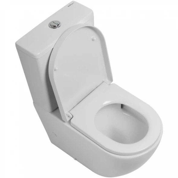 Чаша напольного безободкового унитаза BelBagno Sfera-R BB2141CP-TOR