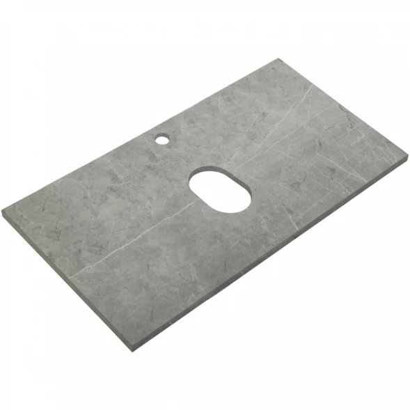Столешница 80 см Marmo Grigio Lucido Belbagno KEP-80-MGL