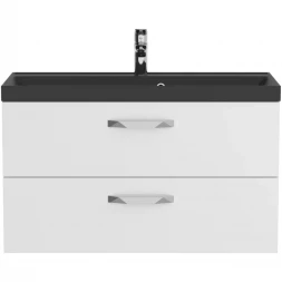Тумба под раковину BelBagno Aurora AURORA-900-2C-SO-BL 89,6 см, подвесная, Bianco Lucido