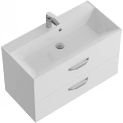 Тумба под раковину BelBagno Aurora AURORA-900-2C-SO-BL 89,6 см, подвесная, Bianco Lucido