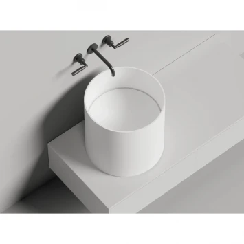 Раковина-чаша Salini S-Sense Armonia Round 03 130413G 45x45 см, накладная, белый глянец