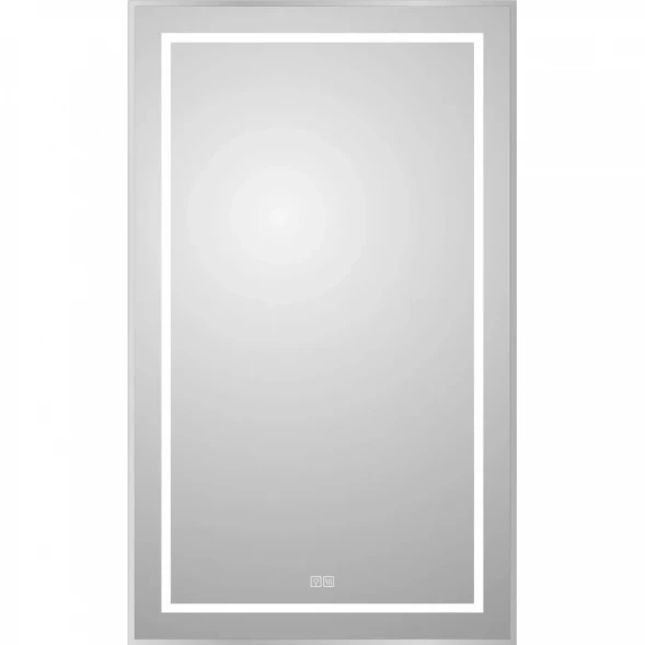 Зеркало BelBagno Kraft SPC-KRAFT-600-1000-LED-TCH-WARM 60x100 см, с LED-подсветкой, сенсорным выключателем, антизапотеванием, алюминий