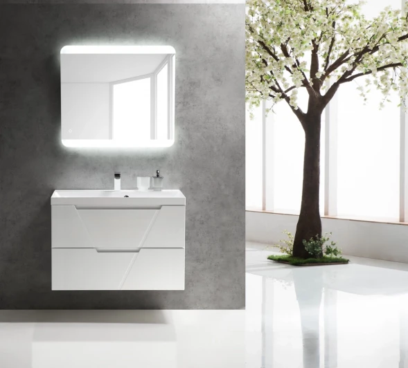 Тумба Bianco Opaco 89,6 см BelBagno Vittoria VITTORIA-900-2C-SO-BO-P