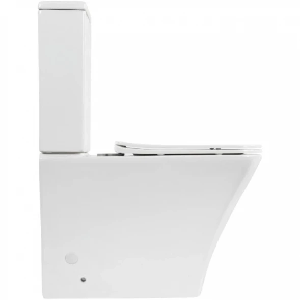 Чаша напольного безободкового унитаза BelBagno Marmi BB052CPR