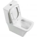 Чаша напольного безободкового унитаза BelBagno Marmi BB052CPR