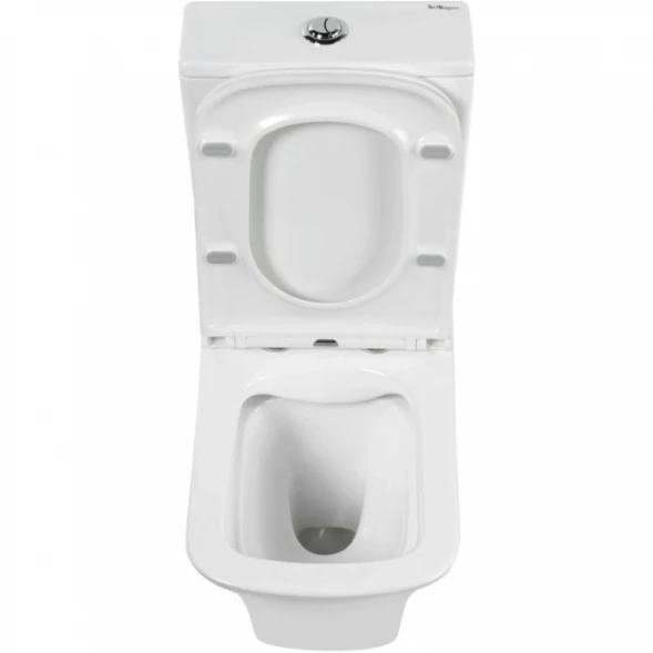 Чаша напольного безободкового унитаза BelBagno Marmi BB052CPR