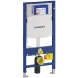 Комплект подвесной унитаз BelBagno Amanda BB051CHR + BB051SC + система инсталляции Geberit 111.300.00.5