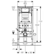 Комплект подвесной унитаз BelBagno Amanda BB051CHR + BB051SC + система инсталляции Geberit 111.300.00.5
