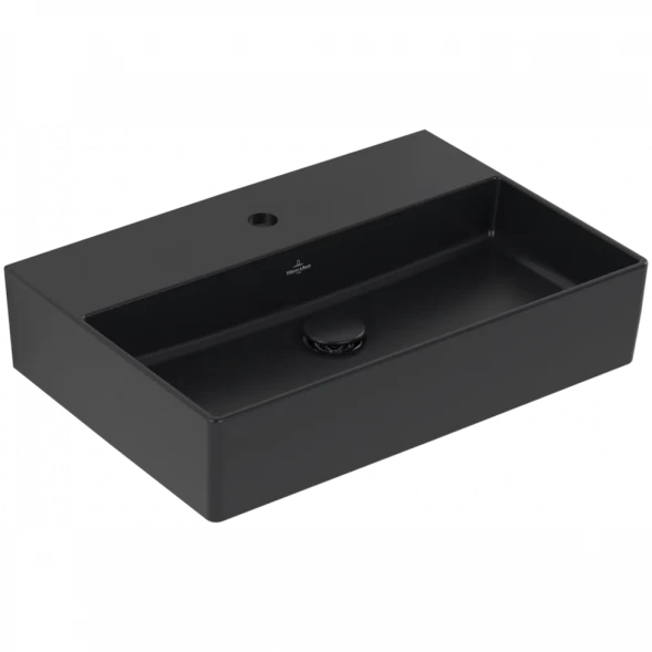 Раковина Villeroy &amp; Boch Memento 2.0 4A226LR7 60x42 см, подвесная, черный матовый