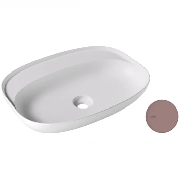 Раковина-чаша Alice Form 22460147N 60x45 см, накладная, лиловый матовый