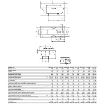 Ванна стальная Kaldewei Saniform Plus Star 337 133700010001 180x80 см, с отверстиями под ручки, альпийский белый