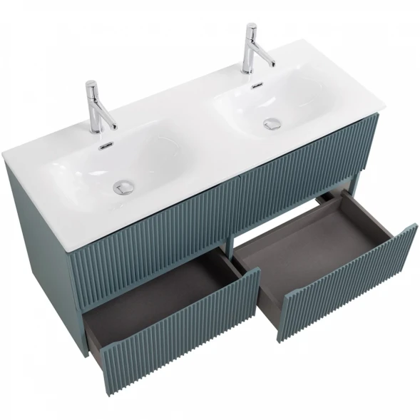 Тумба под раковину BelBagno Uno UNO-1200-4C-SO-AO 120 см, подвесная, голубой матовый