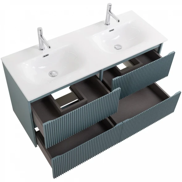 Тумба под раковину BelBagno Uno UNO-1200-4C-SO-AO 120 см, подвесная, голубой матовый