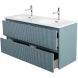 Тумба под раковину BelBagno Uno UNO-1200-4C-SO-AO 120 см, подвесная, голубой матовый