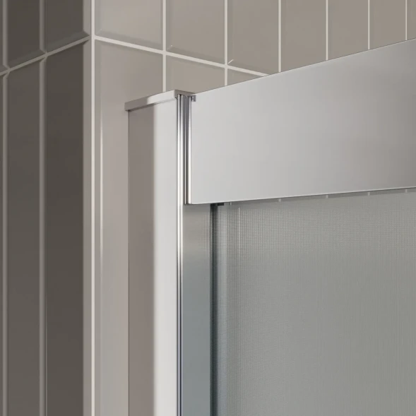 Душевая дверь BelBagno Luce LUCE-BF-1-120-P-Cr 120 см, профиль хром, стекло текстурное