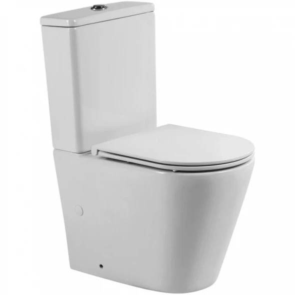 Чаша напольного безободкового унитаза BelBagno Flay-R BB2149CP-TOR