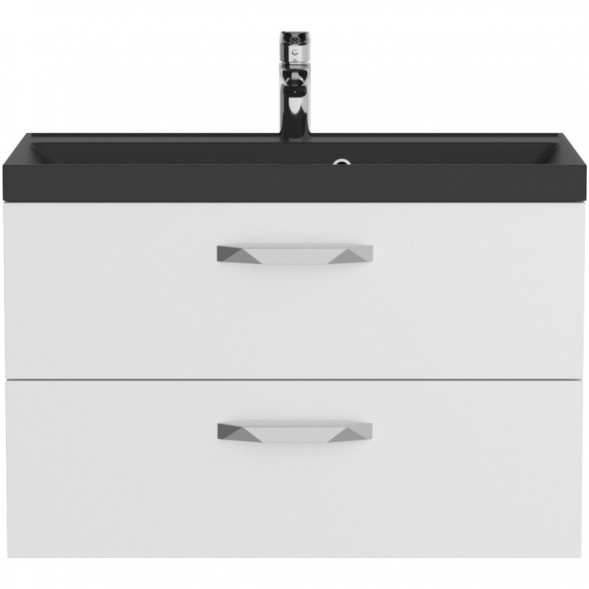 Тумба под раковину BelBagno Aurora AURORA-800-2C-SO-BL 79,6 см, подвесная, Bianco Lucido