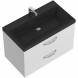 Тумба под раковину BelBagno Aurora AURORA-800-2C-SO-BL 79,6 см, подвесная, Bianco Lucido