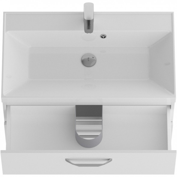 Тумба под раковину BelBagno Aurora AURORA-800-2C-SO-BL 79,6 см, подвесная, Bianco Lucido