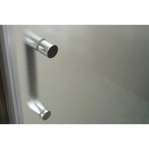 Душевой уголок 100x80 см BelBagno UNO-AH-1-100/80-P-Cr текстурное стекло