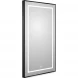 Зеркало BelBagno Kraft SPC-KRAFT-600-1000-LED-TCH-WARM-NERO 60x100 см, с LED-подсветкой, сенсорным выключателем, антизапотеванием, черный
