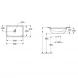 Раковина Villeroy &amp; Boch Loop &amp; Friends 4A5700R7 60,5x41 см, встраиваемая снизу, черный матовый