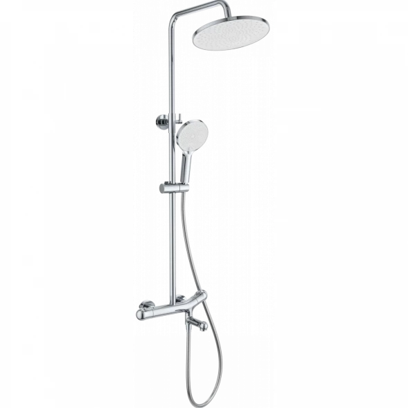 Душевая система Wonzon &amp; Woghand WW-B3057-A-CR 255 мм, с термостатом, хром