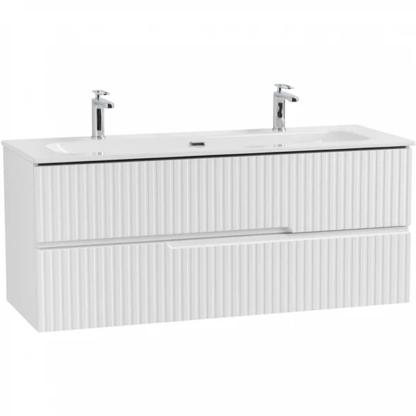Тумба под раковину Cezares Duet DUET-N-1200-2C-SO-BO 120 см, подвесная, Bianco Opaco