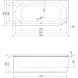 Панель фронтальная 180 L Cezares Metauro METAURO CORNER-180-SCR-L-W37