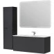 Тумба Grafito 117 см Cezares Duet DUET-1200-2C-SO-GR-P