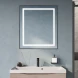 Зеркало BelBagno Kraft SPC-KRAFT-700-800-SENS-NERO 70x80 см, с LED-подсветкой, сенсорным выключателем, черный