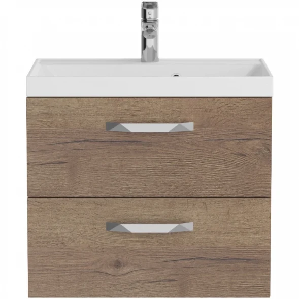 Тумба под раковину BelBagno Aurora AURORA-600-2C-SO-RT 59,6 см, подвесная, Rovere Tabacco
