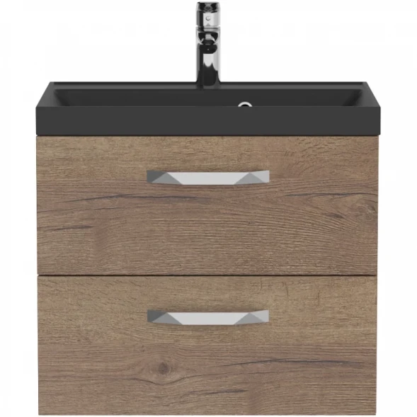 Тумба под раковину BelBagno Aurora AURORA-600-2C-SO-RT 59,6 см, подвесная, Rovere Tabacco