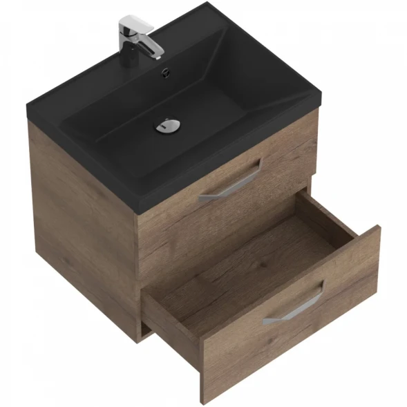Тумба под раковину BelBagno Aurora AURORA-600-2C-SO-RT 59,6 см, подвесная, Rovere Tabacco