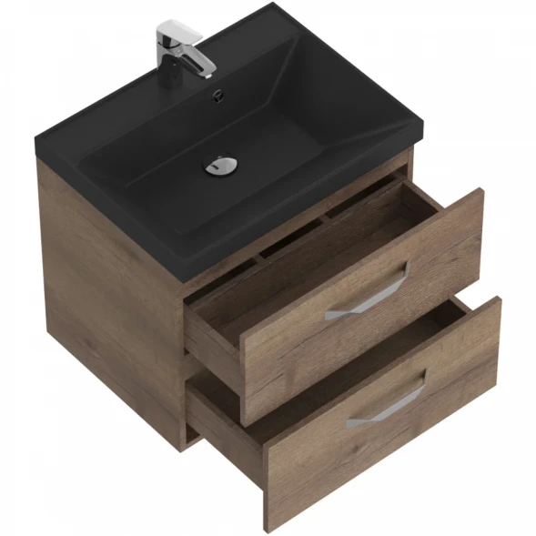 Тумба под раковину BelBagno Aurora AURORA-600-2C-SO-RT 59,6 см, подвесная, Rovere Tabacco