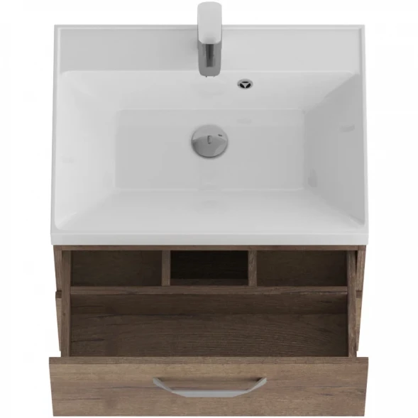 Тумба под раковину BelBagno Aurora AURORA-600-2C-SO-RT 59,6 см, подвесная, Rovere Tabacco