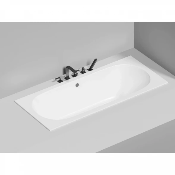 Ванна из литьевого мрамора Salini S-Sense Ornella Axis 103411M 180x80 см, белый матовый