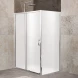 Душевой уголок 110-125x100 см BelBagno UNIQUE-AH-1-110/125-100-M-Cr матовое