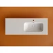 Раковина Ceramica Nova Element CN7006R 121x46,5 см R, накладная, белый