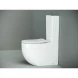 Унитаз-компакт Ceramica Nova Metropol CN4001 безободковый, с сиденьем микролифт, белый