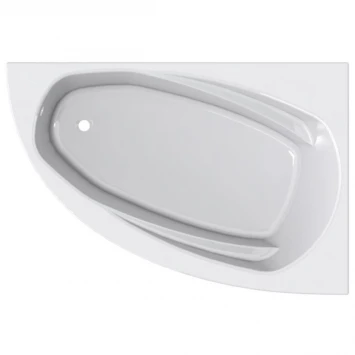 Ванна из литьевого мрамора Astra-Form Тиора 01010028 154,5x105 см R, белый