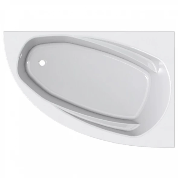 Ванна из литьевого мрамора Astra-Form Тиора 01010028 154,5x105 см R, белый