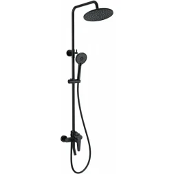 Душевая система Wonzon &amp; Woghand WW-B2168-A-MB 230 мм, со смесителем, черный матовый