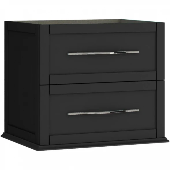 Тумба под раковину Cezares Tiffany 54946 63,8 см, подвесная, Nero Grafite