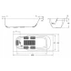 Ванна стальная BLB Atlantica HG B80J handles 180x80 см, с отверстиями под ручки, белый