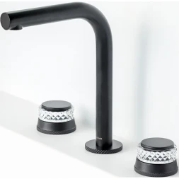 Смеситель для раковины Boheme Aura 152-B-A черный матовый