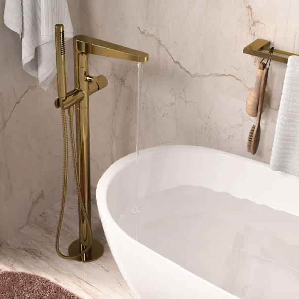 Смеситель напольный для ванны WasserKRAFT Sauer 7121