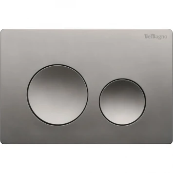 Кнопка смыва BelBagno BB-03C-GM для инсталляции, оружейная сталь матовый