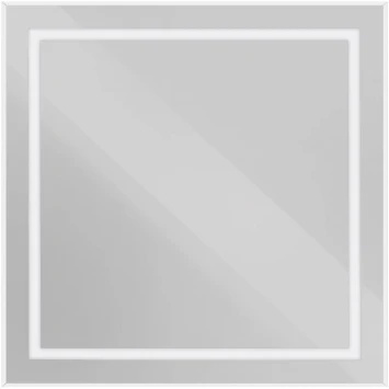 Зеркало BelBagno Kraft SPC-KRAFT-800-800-SENS-AL 80x80 см, с LED-подсветкой, сенсорным выключателем, алюминий